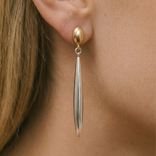 Pendientes acabado en oro amarillo de 18k - Grunder-Dorado