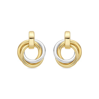 Pendientes acabado en oro amarillo de 18k - Uhuil-Dorado