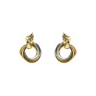 Pendientes acabado en oro amarillo de 18k - Uhuil-Dorado