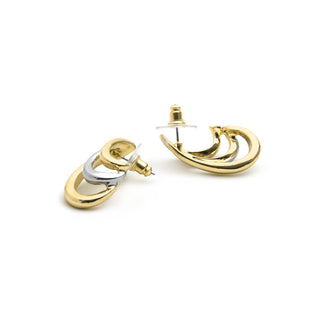 Pendientes acabado en oro amarillo de 18k - Towio-Dorado