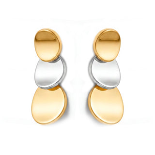 Pendientes acabado en oro amarillo de 18k - Nahab-Dorado
