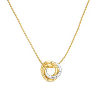 Collar acabado en oro amarillo de 18k - Uhuil-Dorado