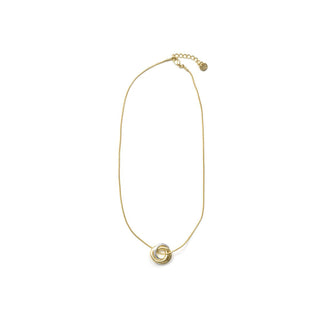 Collar acabado en oro amarillo de 18k - Uhuil-Dorado