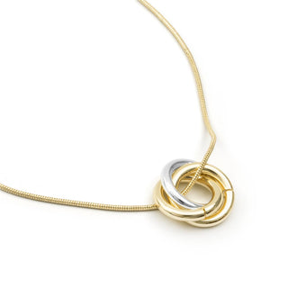 Collar acabado en oro amarillo de 18k - Uhuil-Dorado