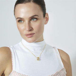 Collar acabado en oro amarillo de 18k - Uhuil-Dorado