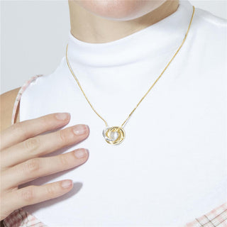 Collar acabado en oro amarillo de 18k - Uhuil-Dorado