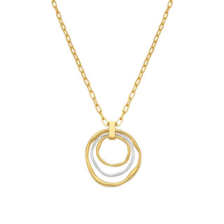 Collar acabado en oro amarillo de 18k - Utna-Dorado