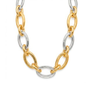 Collar acabado en oro amarillo de 18k - Adelky-Dorado