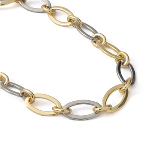 Collar acabado en oro amarillo de 18k - Adelky-Dorado
