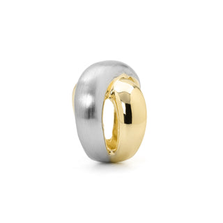 Anillo acabado en rodio, oro amarillo 18k - Stalor-AMARILLO