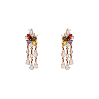 Pendientes Vehou acabado oro rosa 18k - Vehou-MULTICOLOR