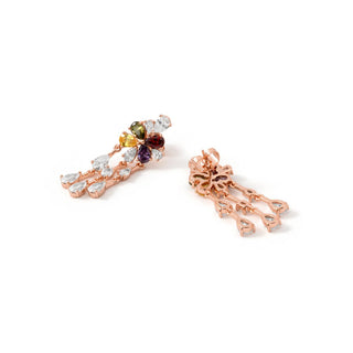 Pendientes Vehou acabado oro rosa 18k - Vehou-MULTICOLOR