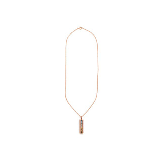 Collar Bu acabado oro rosa 18k - Bu-MULTICOLOR