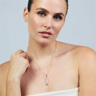 Collar Bu acabado oro rosa 18k - Bu-MULTICOLOR