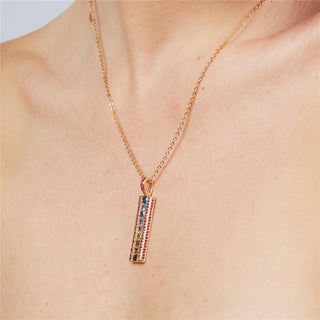 Collar Bu acabado oro rosa 18k - Bu-MULTICOLOR