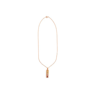 Collar Bu acabado oro rosa 18k - Bu-MULTICOLOR