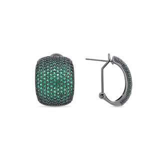 Pendientes Dosol acabado plata - Dosol-VERDE