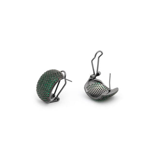 Pendientes Dosol acabado plata - Dosol-VERDE