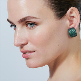 Pendientes Dosol acabado plata - Dosol-VERDE