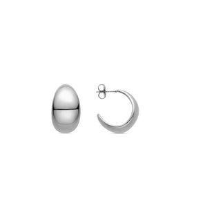 Pendientes acabados en oro amarillo 18K - Elfay-gris