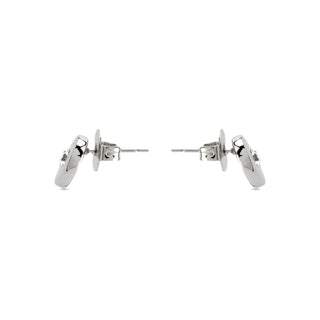 Pendientes con Circonita Brillante acabado plata - Moi-gris