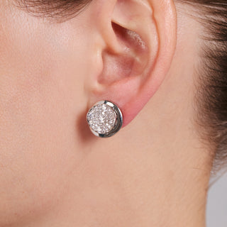 Pendientes acabado en plata - Ahwi-PLATEADO