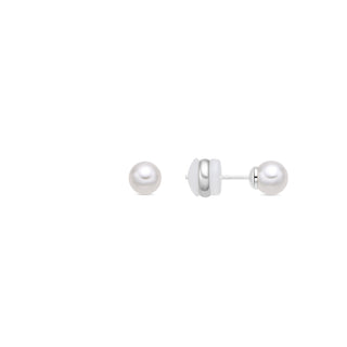 Pendientes aleación metal acabado plata - Foris-negro