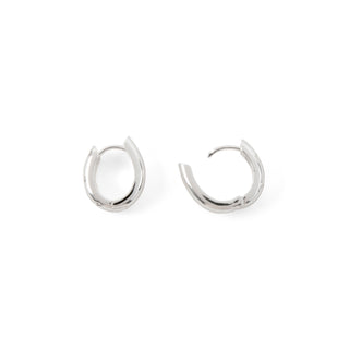 Pendientes con Circonita Brillante acabado plata - Donwa-blanco