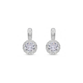 Pendientes de Circonita Brillante acabado en rodio - Lydruk-Plateado