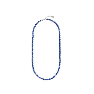 Collar de Circonita Azul acabado en rodio - Doomtil-AZUL