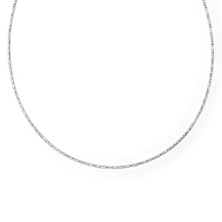 Collar de 45cm acabado en rodio - Nui-gris