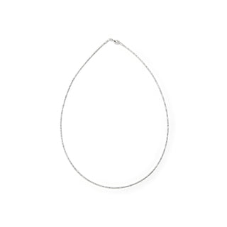 Collar de 45cm acabado en rodio - Nui-gris