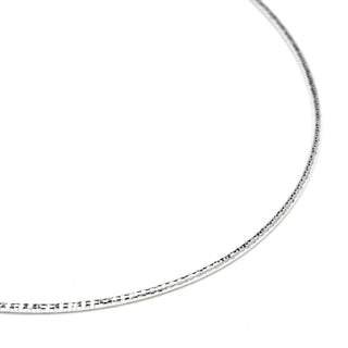 Collar de 45cm acabado en rodio - Nui-gris