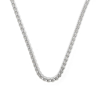 Collar de 42cm acabado en rodio - Zugiro-gris