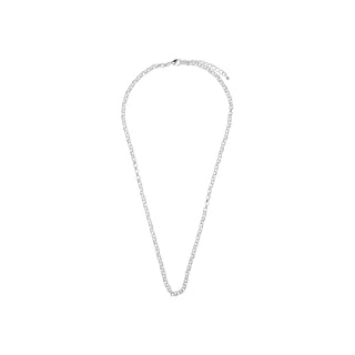 Collar de 50cm acabado en rodio - Lakbra-gris