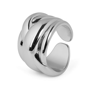 Anillo acabado en rodio - Jadra-gris